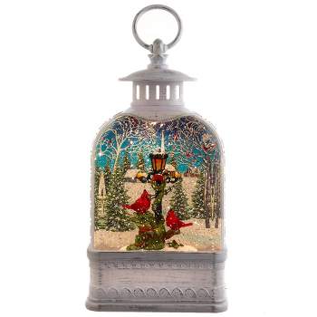 [MTX73169] 11.25"LED WATER SNOWMAN TREE W/SANTA & 