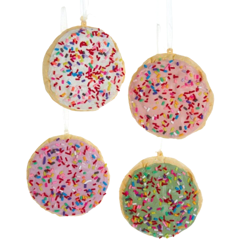 [D4091] 3"FOAM SUGAR COOKIES ORN INDIVIDUAL