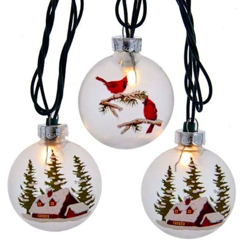 [086131564635] 10/L UL 3X2.5"CARDINAL & CABIN DISC LIGHT SET 