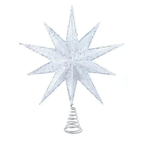 [086131560491] 18"BETHLEHEM STAR TREETOP.